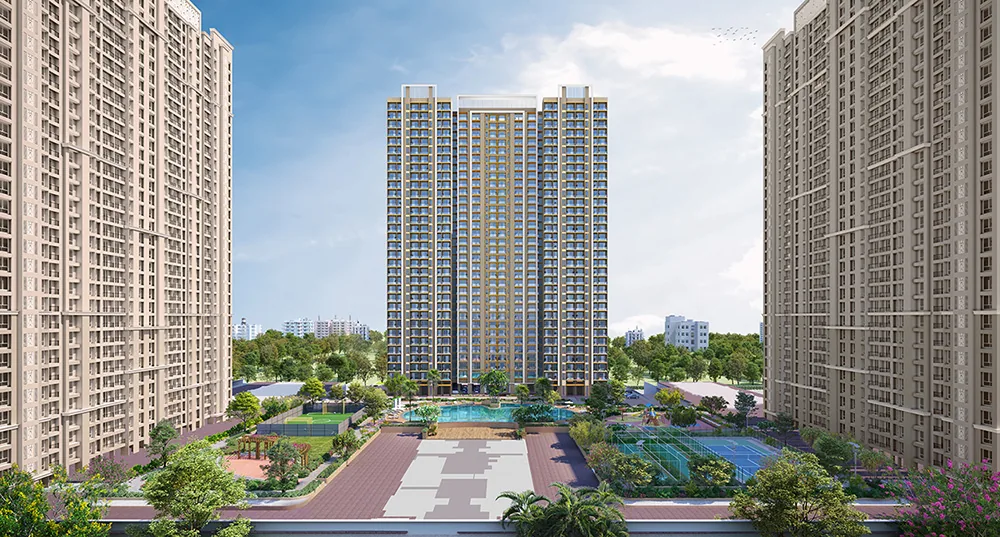 Dosti West County township, Balkum Naka Thane